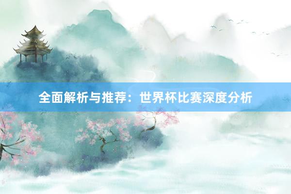 全面解析与推荐：世界杯比赛深度分析